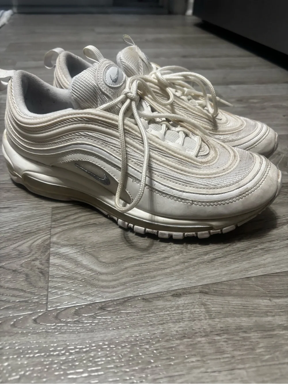 Nike Off-White/Cream Air Max 97 Sneakers